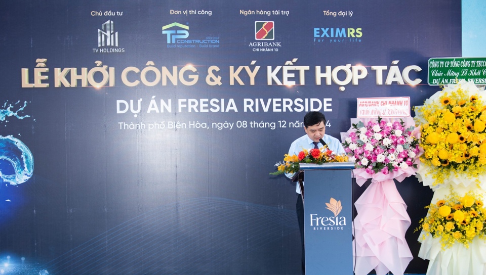 Ông Hồ Văn Hà - Giám đốc Sở Xây Dựng tỉnh Đồng Nai phát biểu tại sự kiện.