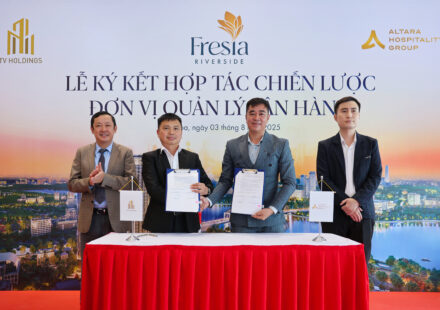 TV Holdings ký kết hợp tác chiến lược với Altara Hospitality Group – Đơn vị  quản lý vận hành dự án Fresia Riverside