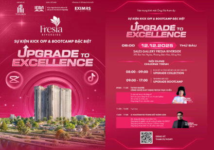 Fresia Riverside ra mắt Bộ sưu tập căn hộ Upgrade Collection và đào tạo thực chiến Upgrade BootCamp 2025