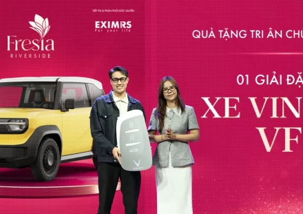 TV Holdings và EximRS chi quà hàng tỷ đồng tri ân khách hàng dự án Fresia Riverside